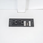 Hölzernes Tagesbett in Full-Größe mit Twin-Unterbett, Stauraum, USB-Anschluss und LED-Beleuchtung